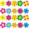 500Pcs Flower Sticker Glittering Seal Sticker Adhesive Wrapping Label for Scrapbooking Packaging Kids Rewarding Sticker