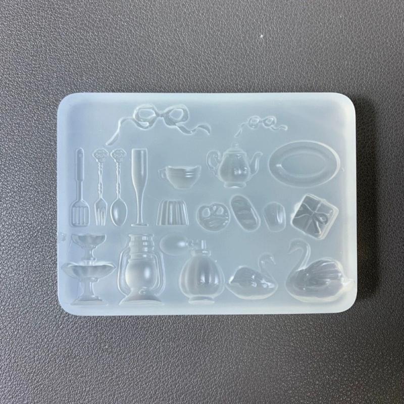 Reusable Silicone Craft Mold Lightweight Portable Design For Creative Dessert Toppers Candy Making Supplies