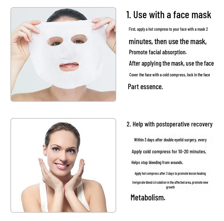 Dual-Use Gel Bead Face Mask: Cooling & Heating Compress with Reusable Ice Beads for Beauty Treatment