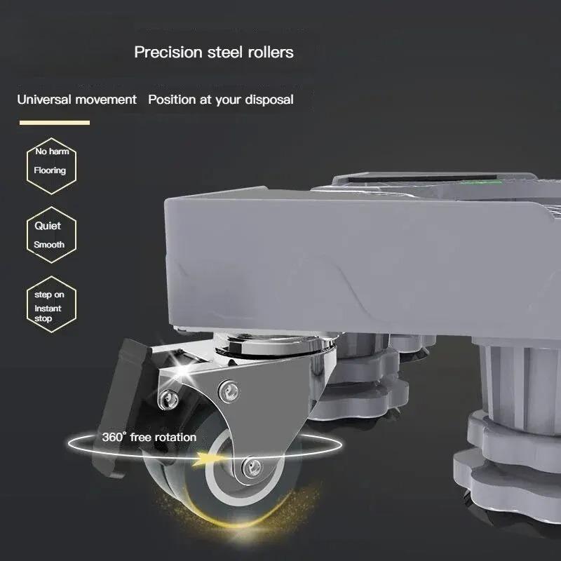 Universal Base Washing Machine Stand Lifting Fridge Base Multi-functional Adjustable Base for Dryer Refrigerator Washing Machine
