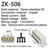High Power Splitter Quick Wire Connector Terminal Block Electrical Cable Junction Box Zk-306 Zk-506 Zk-T06 Zk-T16 Connectors