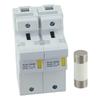 RT18-125AM 1-4P 63A 80A 100A 125A Din Rail Mounting Fuse Holders Fuse Holder Electrical Equipment Supplies Fuses