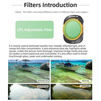 Filtre de Obiectiv Polarizator Metalic Magnetic pentru Obiectivul Camerei Pocket3 Filtru Obiectiv ND256 Polarizator MCUV ND64 ND256 ND8PL ND16PL CPL