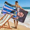 Asciugamano da Spiaggia con Stampa di Messi, Asciugamano Grande Morbido ad Asciugatura Rapida per Spiaggia Campeggio Nuoto