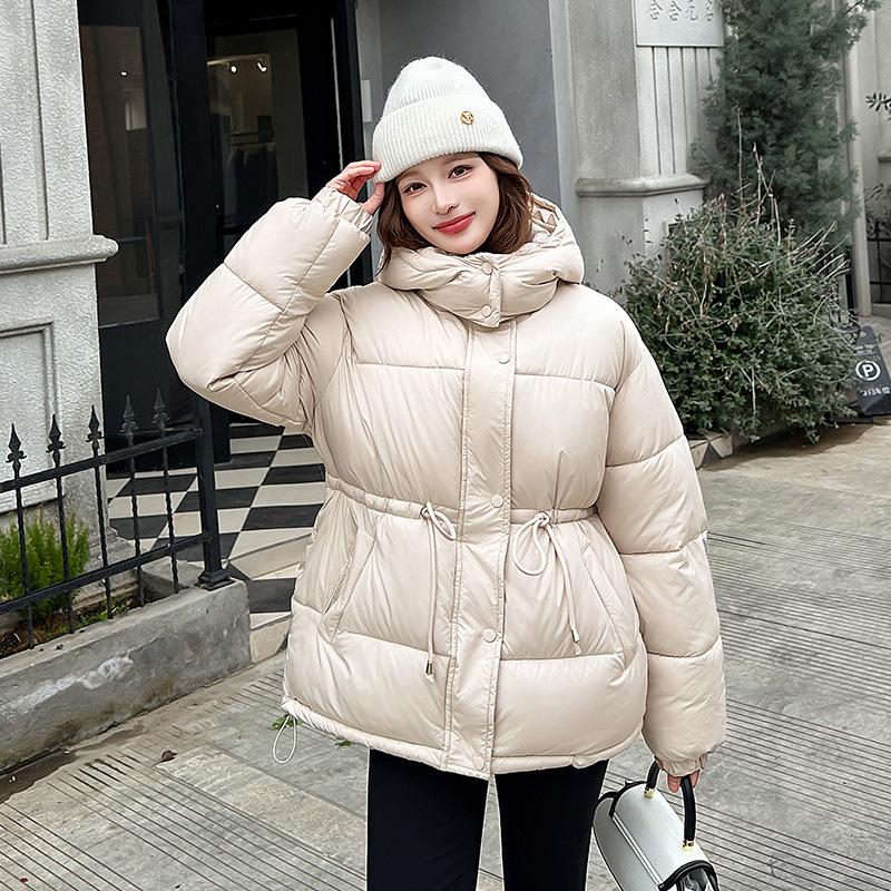 New Winter Hooded Cotton Coat, Bread Jacket, Cotton Jacket, Women's Versatile Cotton Coat, Loose and Fashionable Korean Version of Women