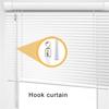1Set Clear Blind Rods 43cm with Rotates Hooks for Home and Office Window Decoration Vertical Blinds Replacement