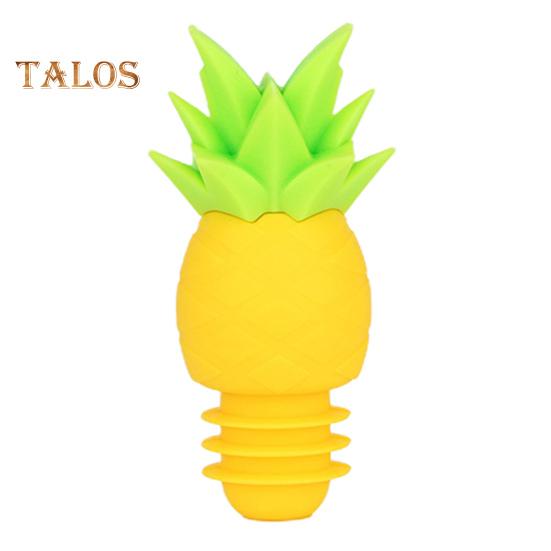 

Пробка для вина, различные стили, 3D дизайн ананаса, силиконовые подвески для бокалов, простая в использовании, герметичная пробка для вина жёлтый