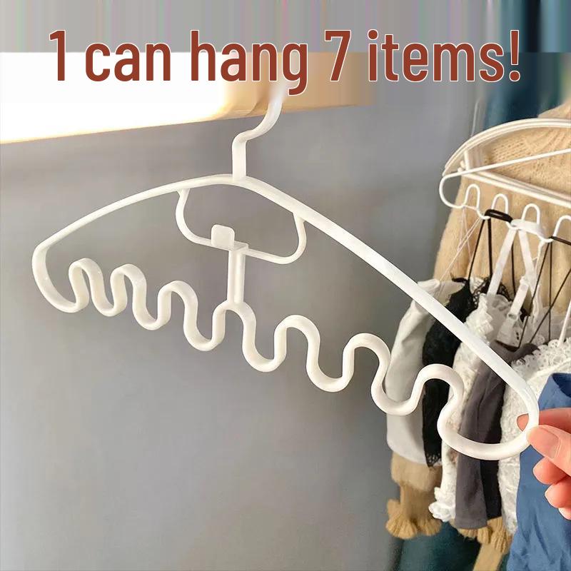 Multifunctional Non-Slip Wave Hanger for Underwear and Clothes