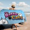 Battle Cats Anime Microfiber Beach Towel Absorbent Quick Dry Soft Yoga Swimming Resort Mountain Climbing Towel