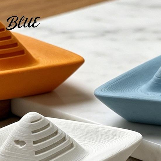 Durable Decoration 3D Home Figurine Boat Nautical-Themed Figurine Printed Paper Minimalist Origami Statue Collectible Desktop Ornament for