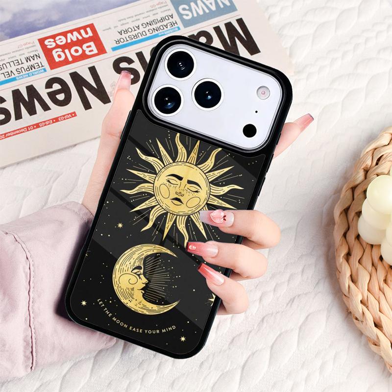 Love Sun Moon Phone Case For IPhone 17 16e 15 14 13 12 11 Pro Max Air Mini Soft Protective Cover