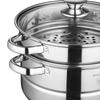 Baizao Jiayue 26cm Double Layer 304 Stainless Steel Steamer