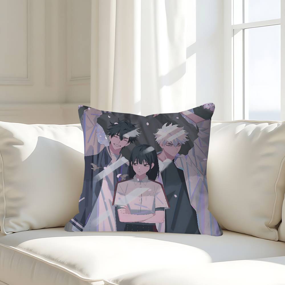 L-Link Anime ClickS Pillow Case Removable Washable Cushion Cover – All-Season Soft Linen