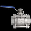 FGO 316L Stainless Steel Three-Piece Threaded Ball Valve
