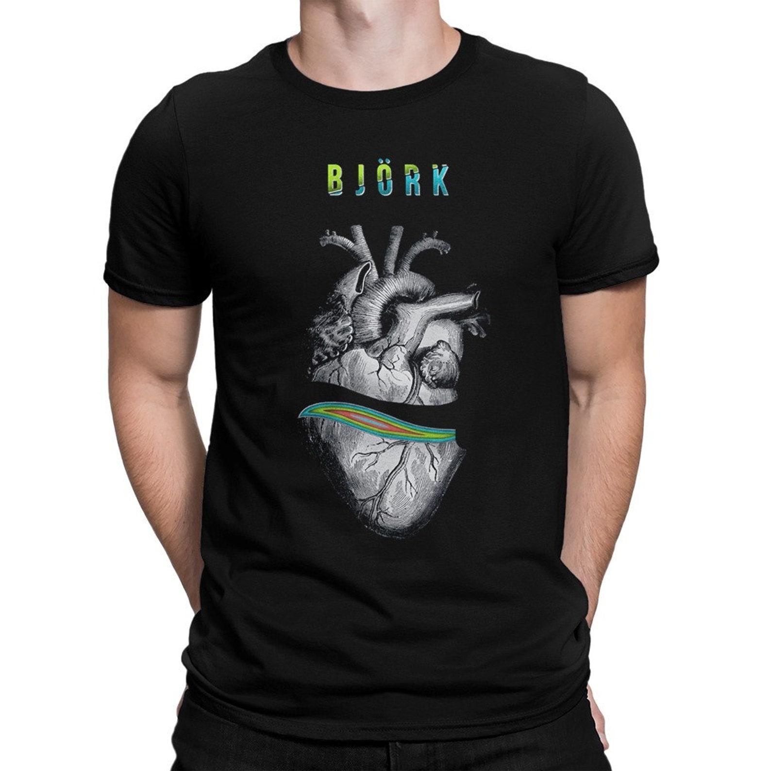 Bjork Heart T-Shirt, Men s Women s Sizes (met-079) 3XL