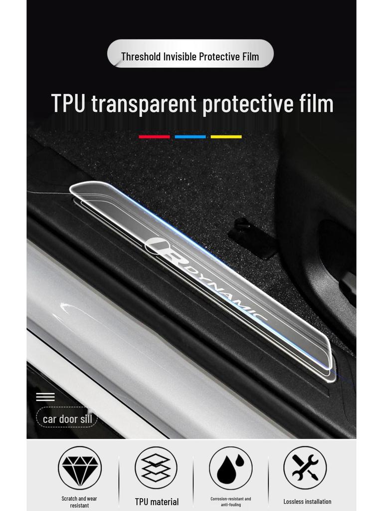 Jaguar XEL, XFL, F-PACE, I-PACE Sill Protector TPU Film