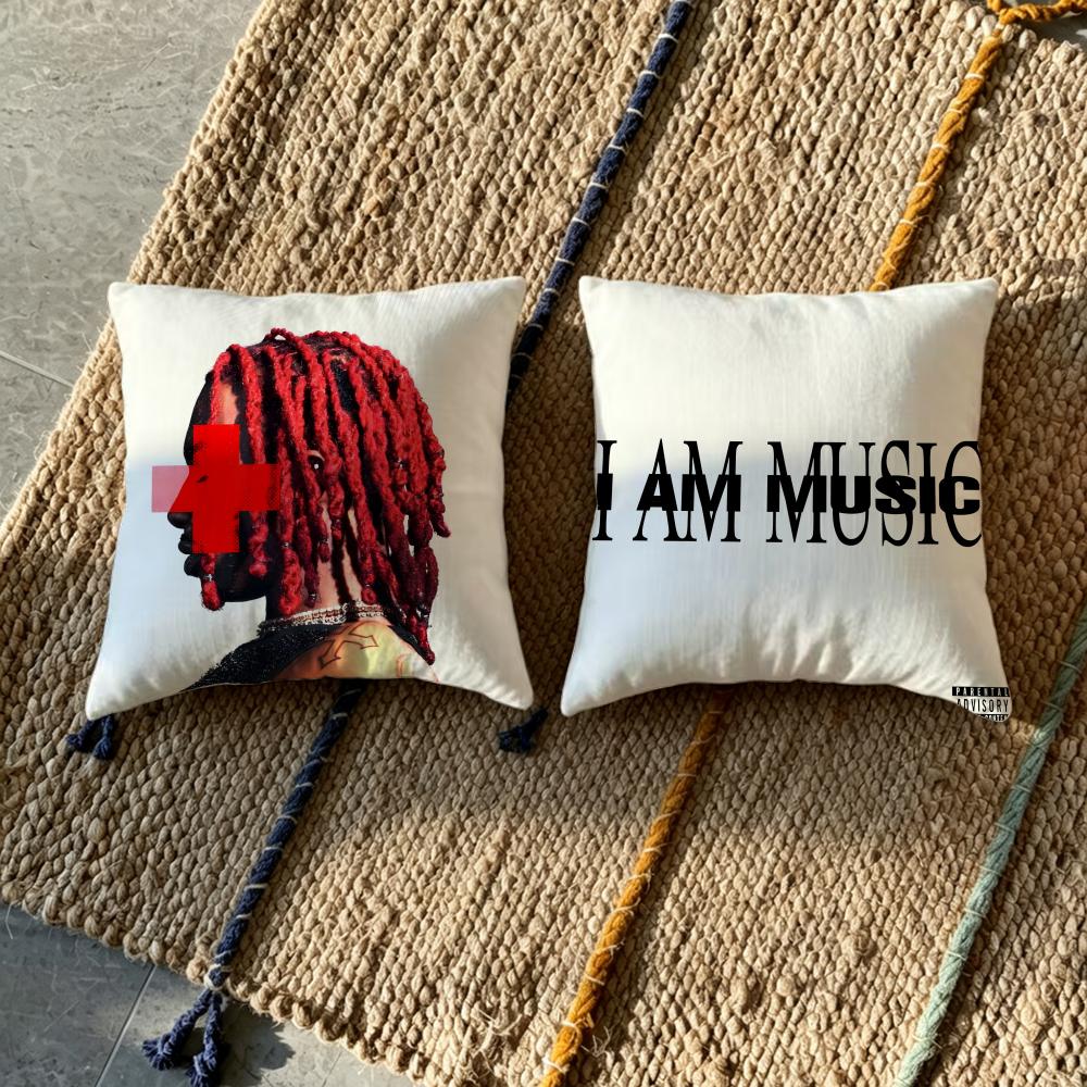 P-Playboi Carti Cushion Cover Fabric Soft Furnishing,Pillowcase, Cushion Cover, Sofa Pillow, Home Decoration