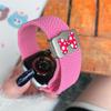Kreslený roztomilý mašlička magnetický řemínek pro Apple Watch Band Ultra2 49mm 45mm 44 41 42 Correa Band pro Iwatch Series 10 9 8 SE 7 6