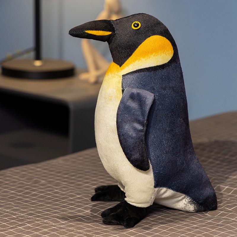 25/35cm Simulation Cute Standing Emperor Penguin Plush Toy Reallife Antarctic Marine Animal Stuffed Dolls Birthday Gift For Kids