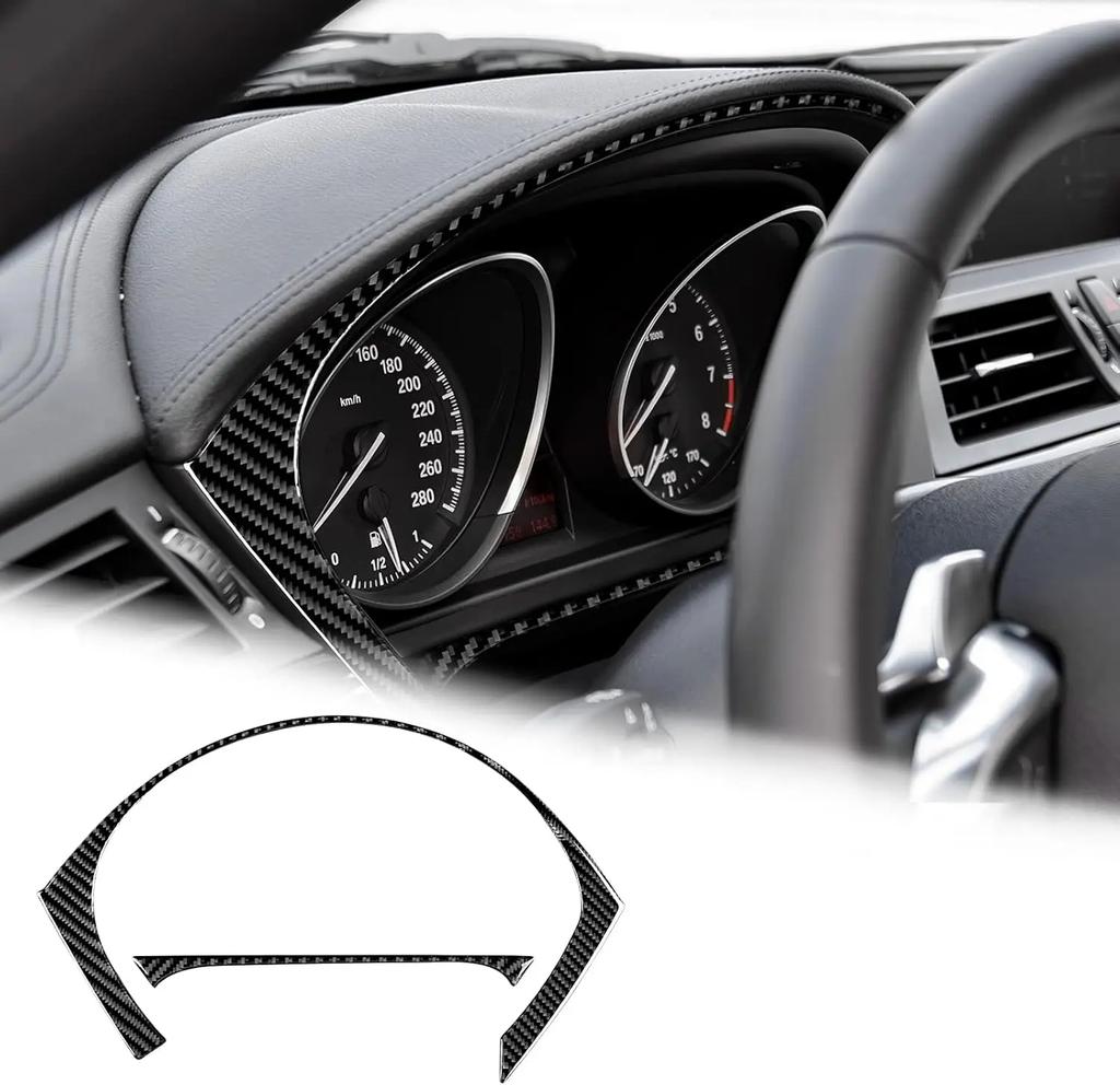 Carbon Fiber Speedometer Frame Trim Gauge Cover for BMW Z4 E89 2009-2017 Interior Moulding