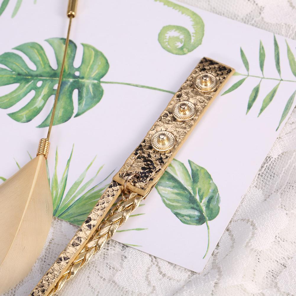 Women Braid Weave Bracelet Quartz Analog Round Watch Wristwatch(Gold)