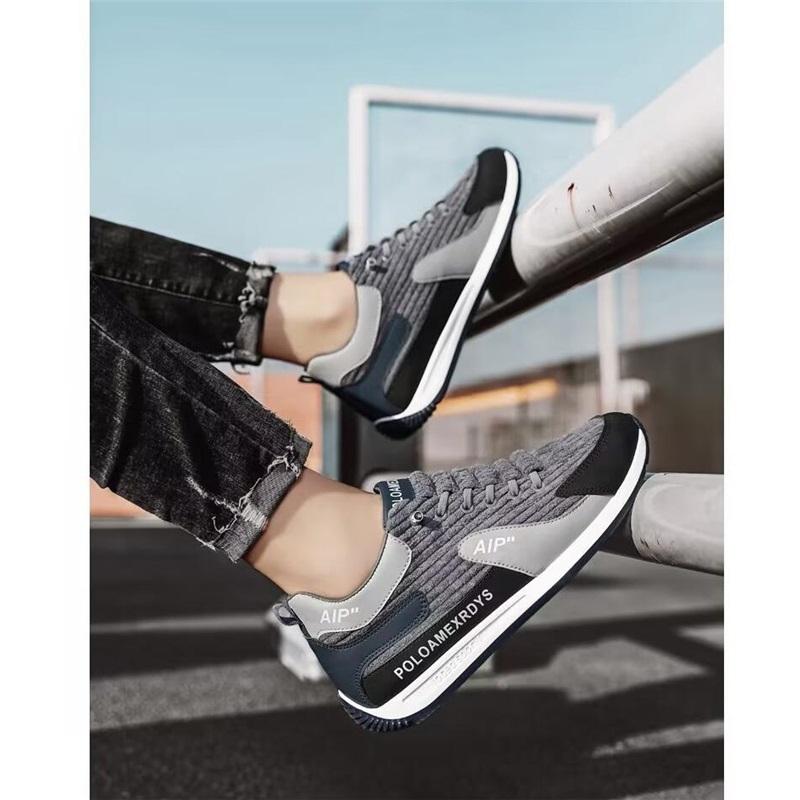 Cotton Men's Shoes, Casual Sports, All-match Casual Shoes, Men's Lightweight Flat-bottomed Running Shoes