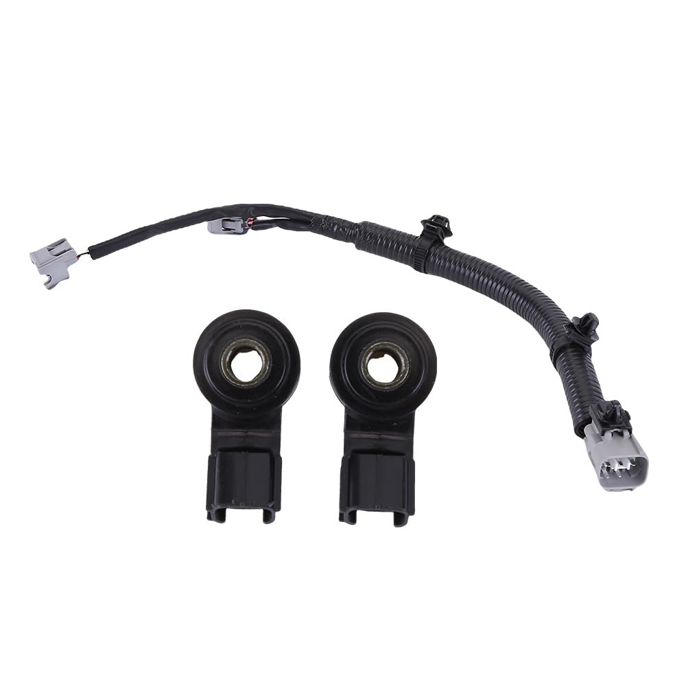 2Pcs Knock Detonation Sensors with Harness Wire Compatible for 4Runner Tundra Tacoma FJ Cruiser Knock Sensor and Harness Kit Replaces 822190C010