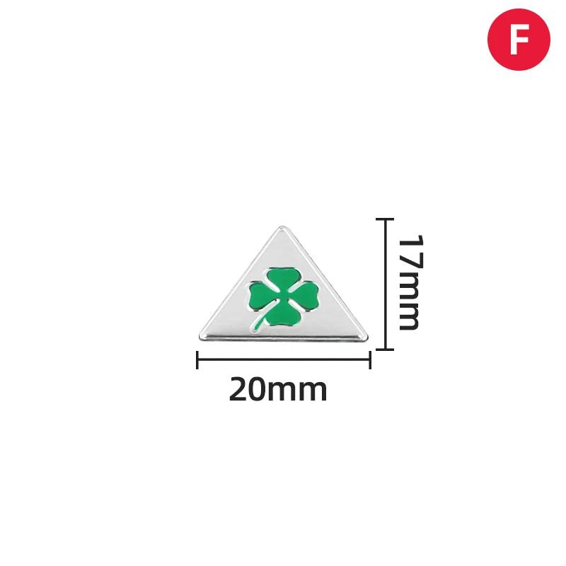 

Green Four-leaf Clover Logo Decal for Alfa Romeo 147 156 166 159 Mito Giulietta Giulia Spider Car Side Fender Body Badge Sticker
