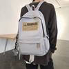 Backpack Girls Port School Bag High School College Student Couple Backpack Large Capacity Simple Backpack