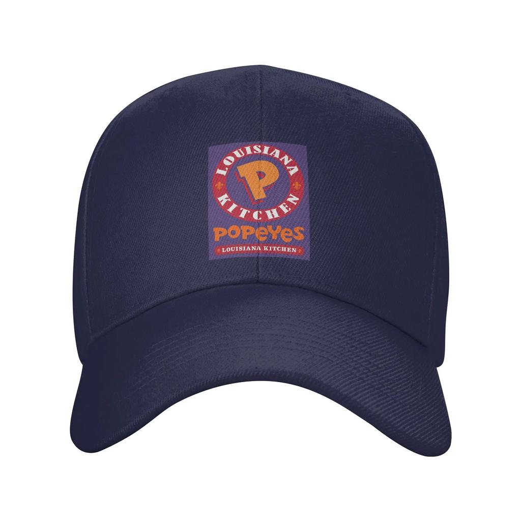 Unisex Baseball Hats Popeyes Louisiana Kitchen Logo Outdoor Streetwear Summer Sports Baseball Caps Hip Hop Cap Casquette Hats