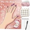 1 Set Pin den Ring an die Braut Thema Spielkarte Braut To Be Poster für Brautpartys Hochzeit Junggesellinnenabschied Junggesellinnenparty Dekoration