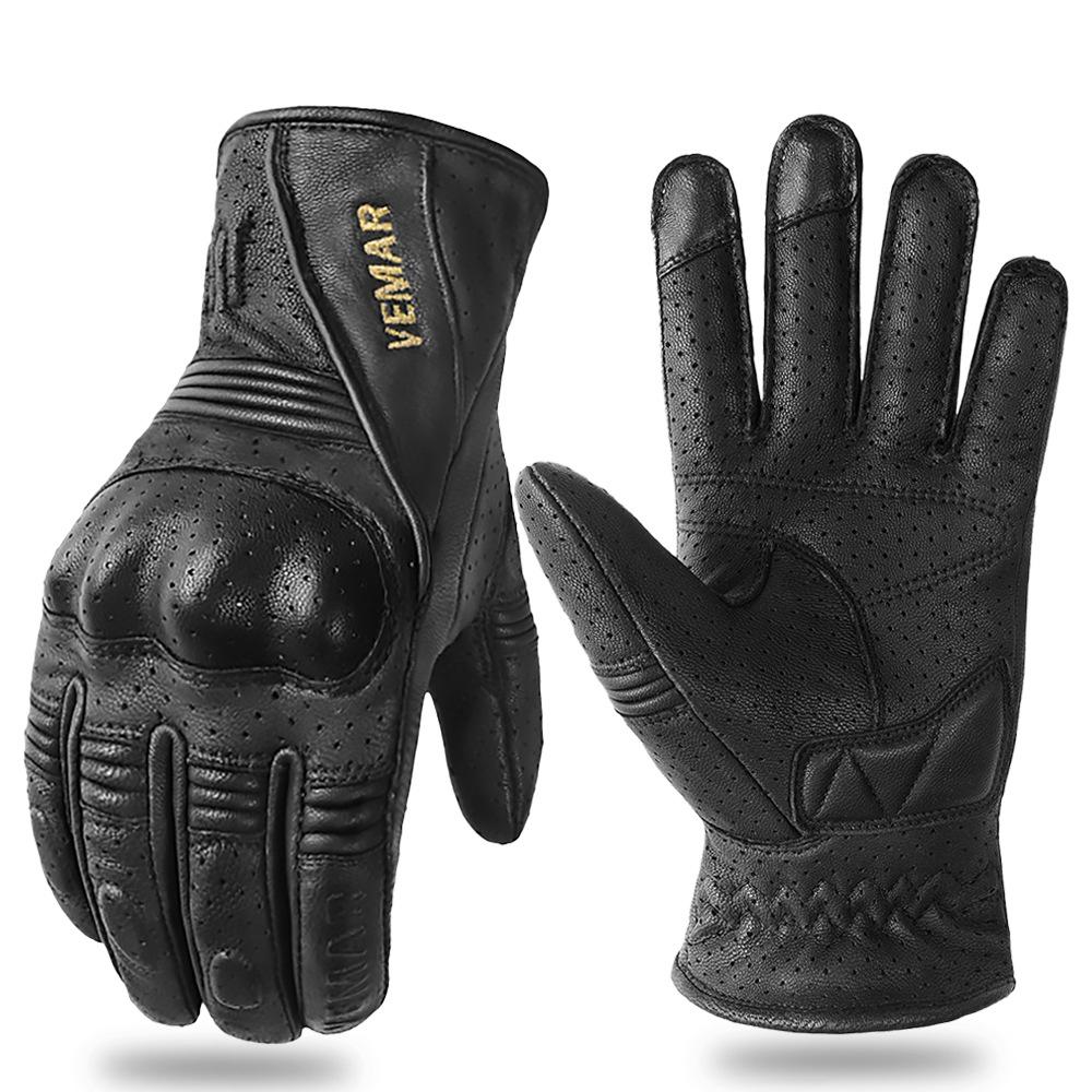 Touchscreen Anti-drop Breathable Locomotive Riding Gloves Electric Vehicle Scooter Commuter Gloves
