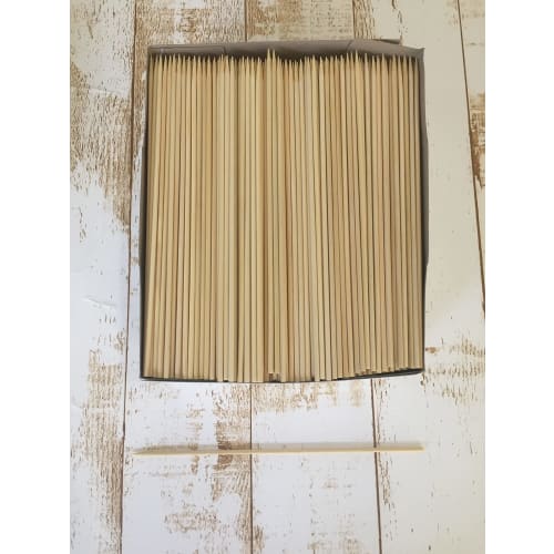 Yamato Bussan Bamboo Skewers, Natural, 18cm, Prosperous Business, 1kg Box, 1250 Skewers, 18cm Long, 2.5cm Diameter