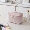1/4 Pièces Sac à Rouge à Lèvres Portable de Voyage Sac à Cosmétiques en Velours Sac de Rangement Girly Grande Capacité Sac à Toilette Portatif Classé
