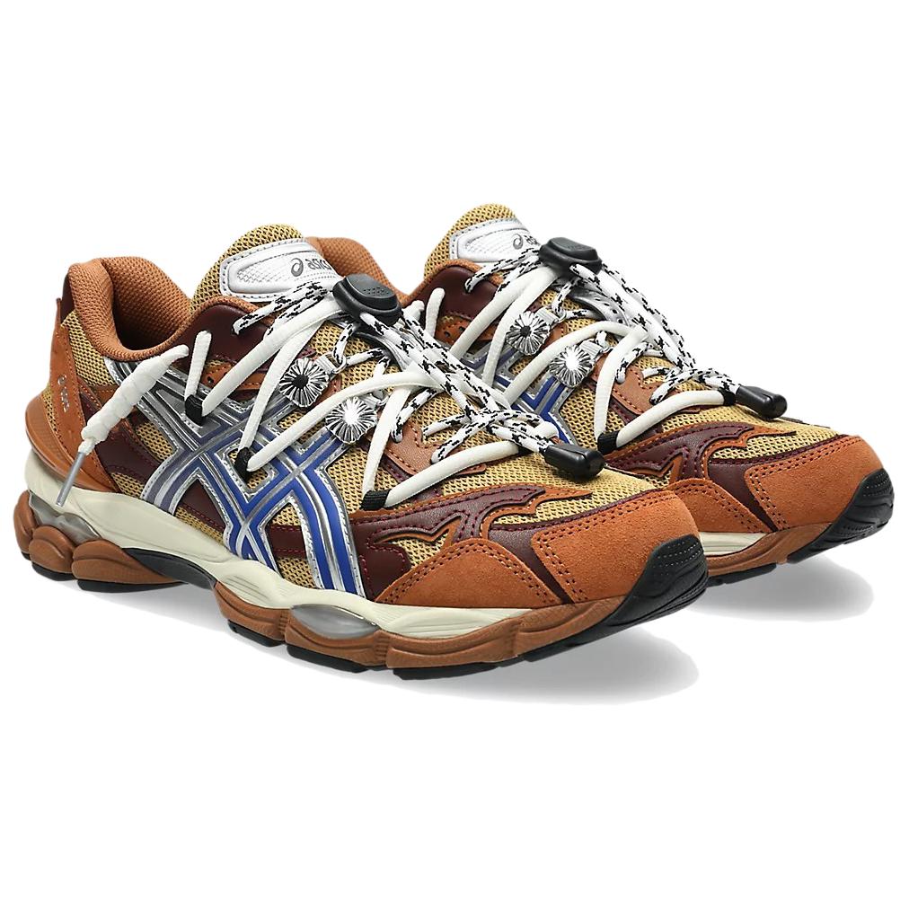 TOGA x ASICS Gel Cumulus 16 TG Marrone Blu Argento Puro Sneakers Unisex 1203A838-200