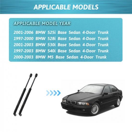 Rear Tailgate Hatch Lift Support Gas Shock Struts For BMW 5 Series E39 525i 528i