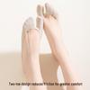 Two-Toe Low-Cut Invisible Socks with Anti-Slip Heel - Breathable and Thin for Summer