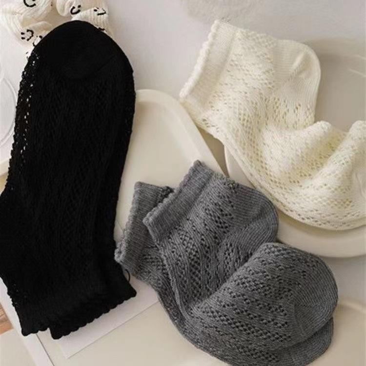 5 paia Calzini Estivi da donna sottili Calzini sportivi in rete deodoranti traspiranti calzini bassi Assorbenti Calzini alla moda ispirati al femminile Set