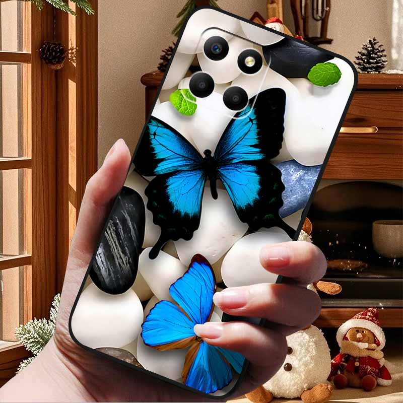 Für Honor 70 Lite Hülle Weiches TPU Silikon Bemalte Katze Schwarze Rückabdeckungen Für Huawei Honor70 Lite RBN-NX1 Hüllen Honor 70Lite 5G Tasche