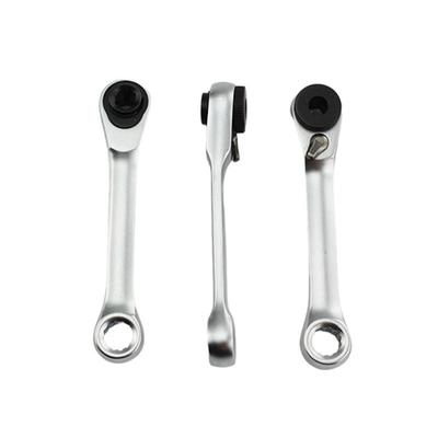 Double Headed Mini Ratchet Wrench Hexagonal 1/4 Inch Socket Ratchet Wrench Carbon Steel 72-tooth Screwdriver Bit Tool Furniture