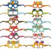 Theme Graduation Season Cartoon Pattern Paper Glasses Photography Props Decor