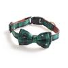 Christmas Pet Collar Dog Collar Snowflake Collar Matching Leash Breathable Mesh Pet Harness Leash