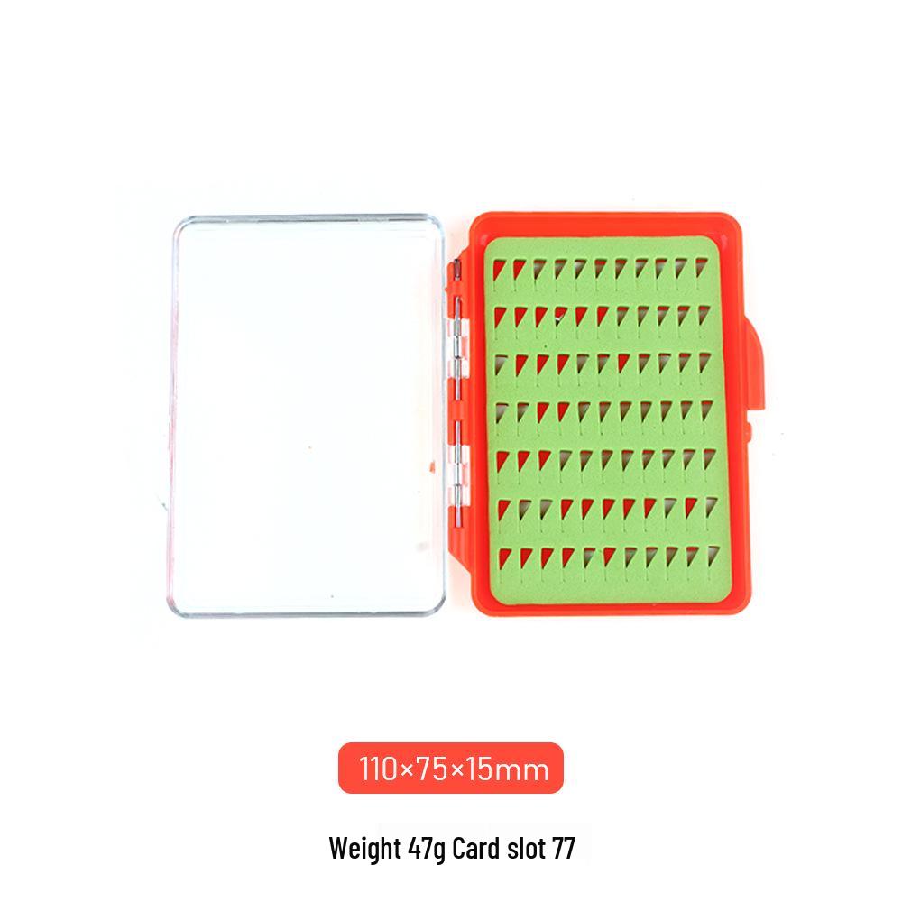 Portable Transparent Fly Fishing Lure Storage Box - Large Capacity Accessory Holder