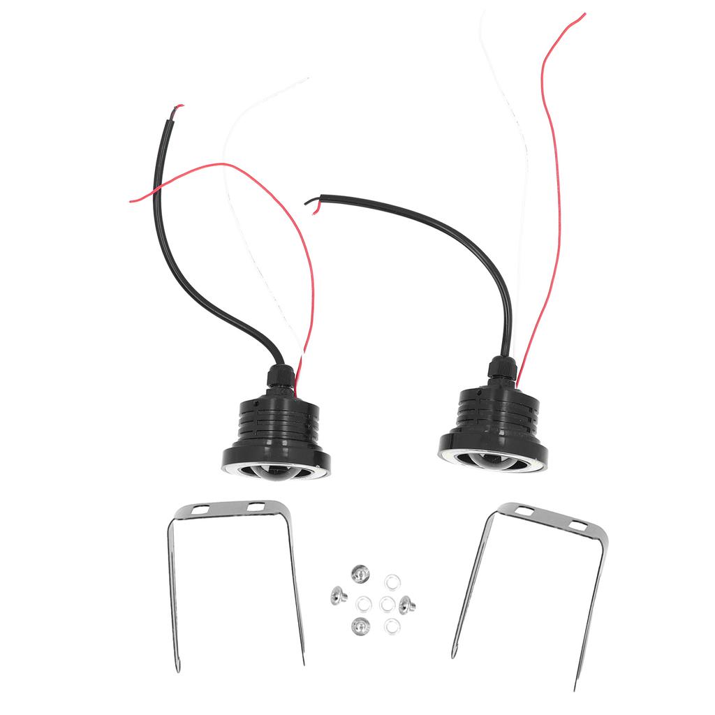30W 2,5in Nebelscheinwerfer vorne IP65 Wasserdicht 1200LM LED Universell Weißes Licht Äußerer Ring 12V