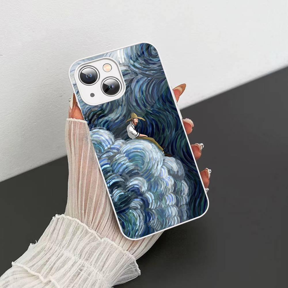Van Gogh Art Painting For IPhone 14 13 12 Mini 11 Pro XS Max X XR 14 Plus Tempered Glass Cover