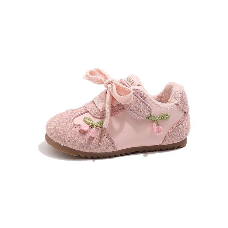 Girls' Sports Shoes Fashion Children's Moral Training Shoes 2025 New Spring and Autumn Soft-soled Baby Girls' Casual Shoes Children's Board Shoes