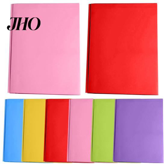 Sturdy Plastic File Folders 1/6Pcs Folder with Prongs Dual Pocket Design Document Sorting Business Card Holder Letter Size Organizer Color-coded