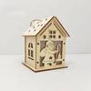 New Holiday Wooden Decorations for Christmas Houses, Wooden Cabin Ornaments, Handmade Wooden Crafts, Christmas Ornaments