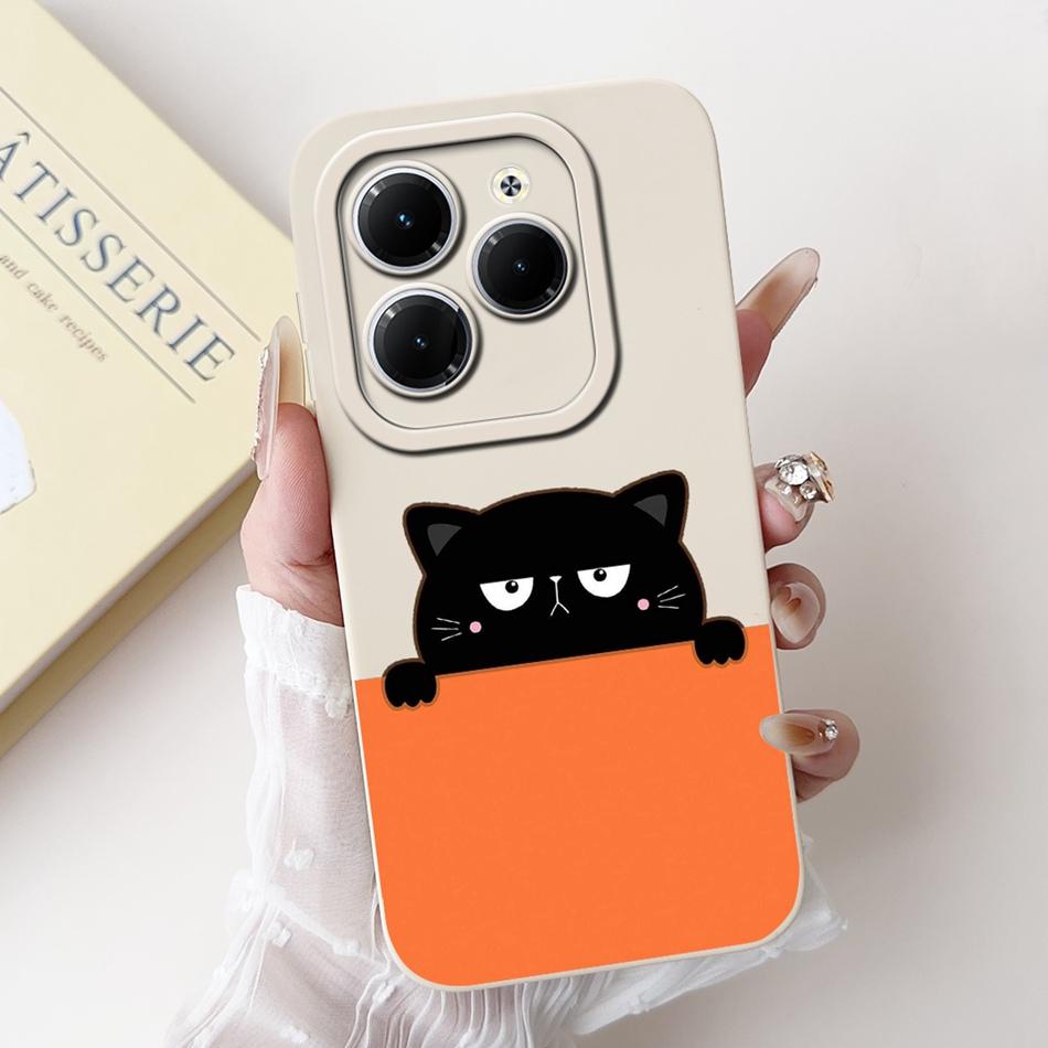 For Infinix Hot 40 Pro Case Hot 40 40i 40Pro Hot40 Hot40i Cute Panda Rabbit Cartoon Soft Silicone Shockproof Phone Cases