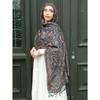 Women S Thin Warm Ethnic Style Tassel Jacquard Scarf